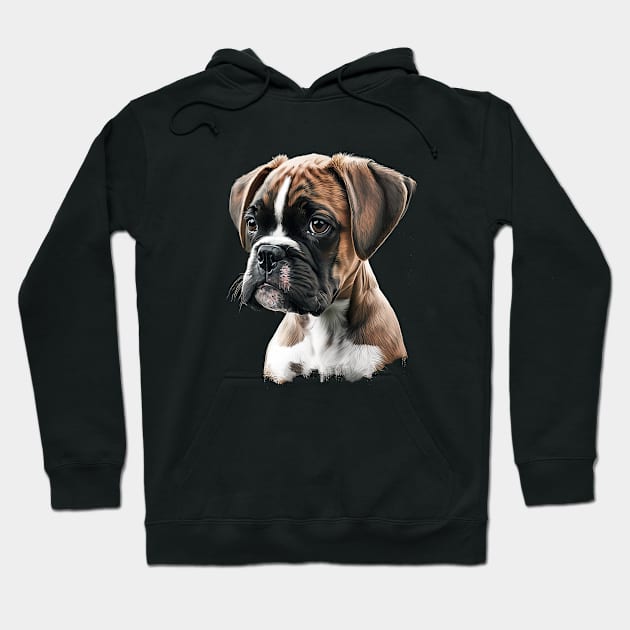 Puppy boxer Hoodie by JayD World